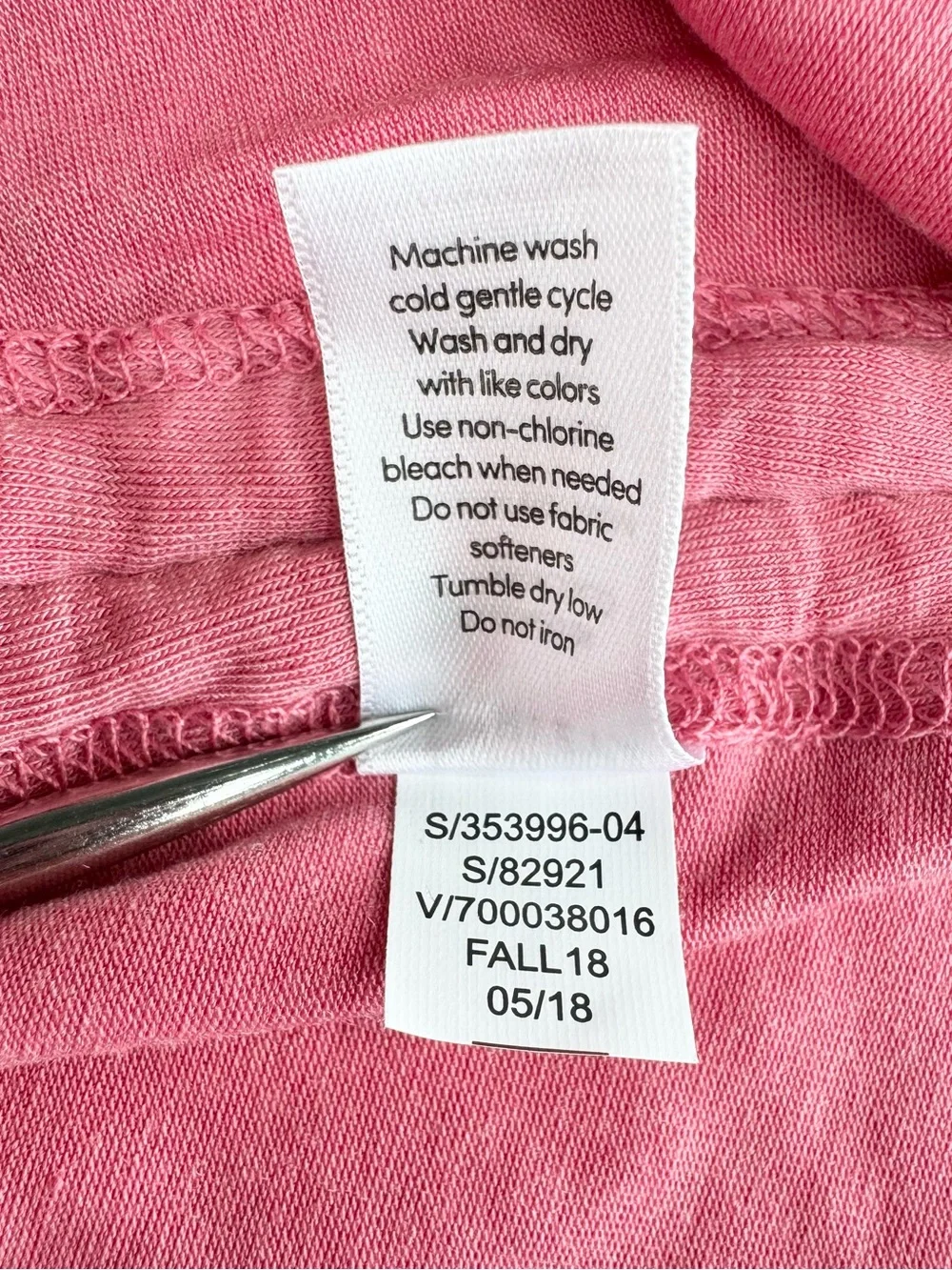 ATHLETA Encore Tank Racerback XXS Pink Ruched Drawstring Active - Picture 13 of 13